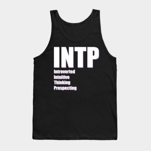 INTP The LOGICIAN MBTI types 2B Myers Briggs personality Tank Top